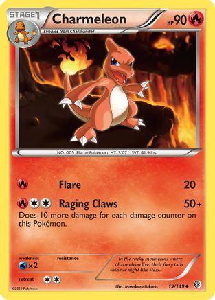 Boundaries Crossed 019/149 Charmeleon - Uncommon