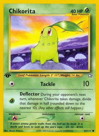 Neo Genesis 053/111 Chikorita (53) - Unlimited - Common