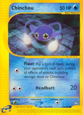 Aquapolis 070 Chinchou (70) - Common