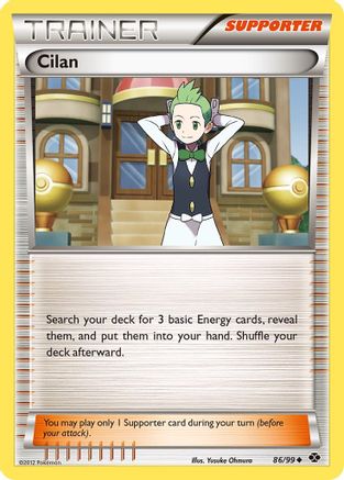 Next Destinies 086/99 Cilan - Reverse Holofoil - Uncommon