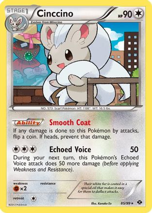 Next Destinies 085 Cinccino - Reverse Holofoil - Holo Rare