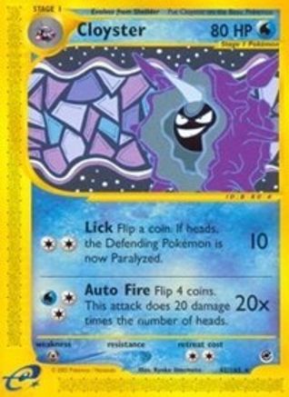 Expedition 042 Cloyster (42) - Reverse Holofoil - Rare