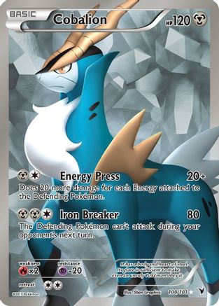 Noble Victories 100 Cobalion (100 Full Art) - Holofoil - Ultra Rare