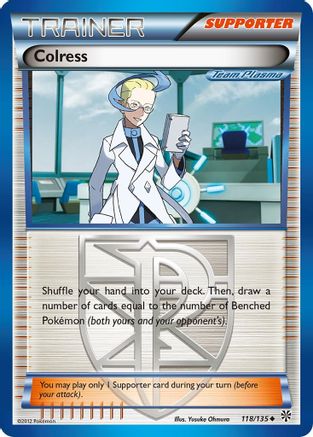 Plasma Storm 118/135 Colress (Team Plasma) - Uncommon