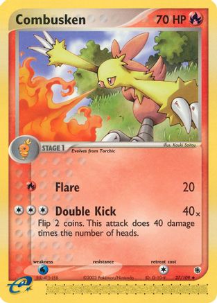 Ruby and Sapphire 027/109 Combusken - Uncommon