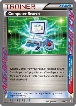Boundaries Crossed 137/149 Computer Search - Holofoil - Rare Ace