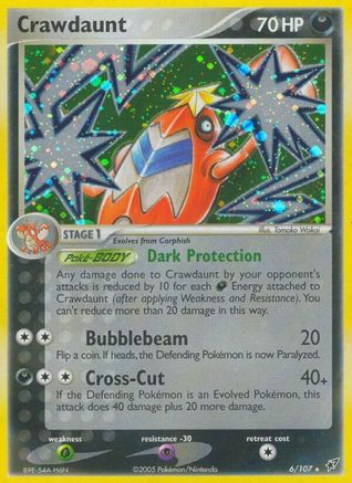 Deoxys Crawdaunt - Holo Rare