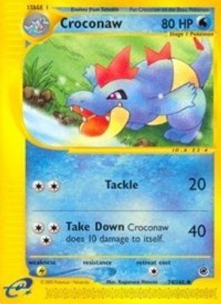 Expedition 074/165 Croconaw - Reverse Holofoil - Uncommon