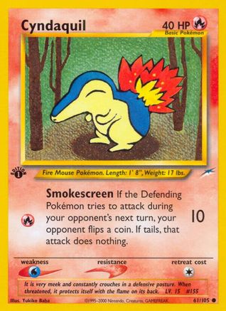 Neo Destiny 061/105 Cyndaquil - Unlimited - Common