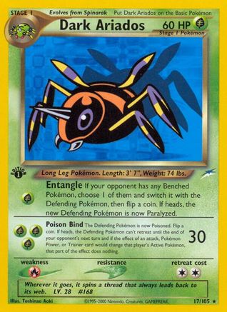 Neo Destiny 017 Dark Ariados - 1st Edition - Rare