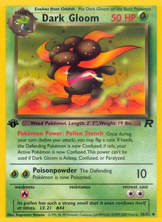 Team Rocket 036/82 Dark Gloom - Unlimited - Uncommon