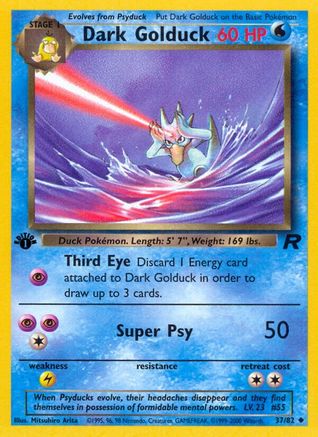 Team Rocket 037/82 Dark Golduck - 1st Edition - Uncommon