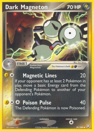 Team Rocket Returns 039 Dark Magneton - Reverse Holofoil - Uncommon