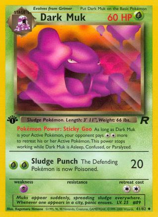 Team Rocket 041/82 Dark Muk - Unlimited - Uncommon