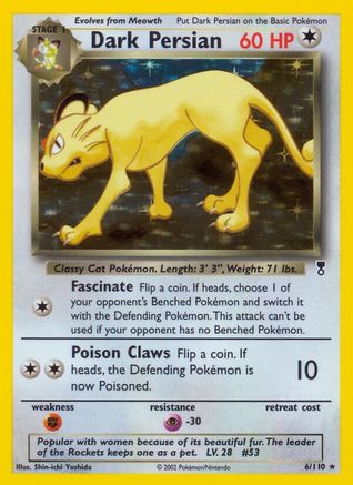 Legendary Collection 006 Dark Persian - Holofoil - Holo Rare