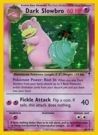 Legendary Collection 008 Dark Slowbro - Holofoil - Holo Rare