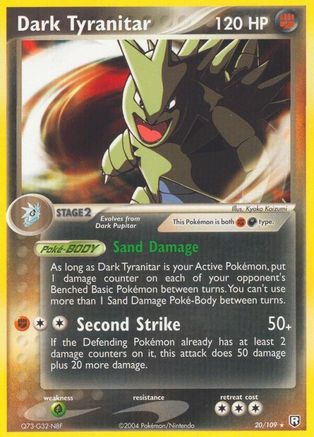 Team Rocket Returns 020/109 Dark Tyranitar - Rare