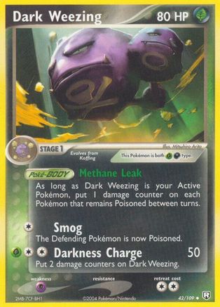 Team Rocket Returns 042 Dark Weezing - Uncommon