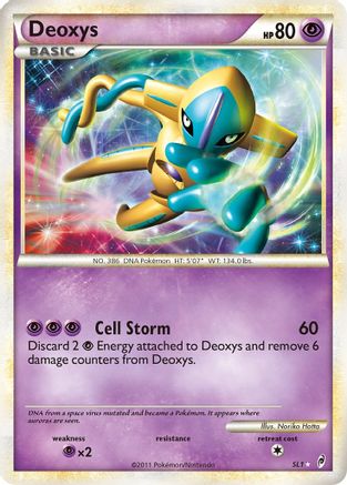 Call of Legends Deoxys (Shiny) - Holofoil - Shiny Holo Rare