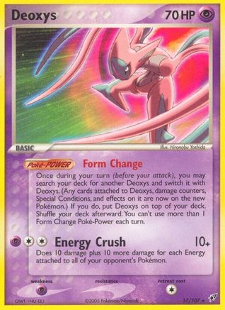 Deoxys Deoxys (Attack Forme) - Reverse Holofoil - Rare