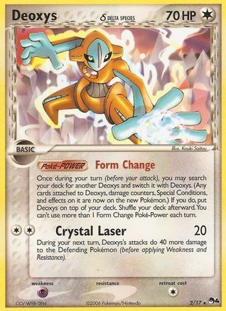 POP Series 4 002/017 Deoxys (Delta Species) - Holofoil - Rare