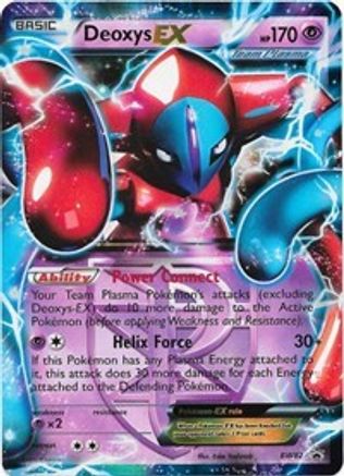 Black and White Promos BW82 Deoxys EX (Team Plasma) - Holofoil - Promo