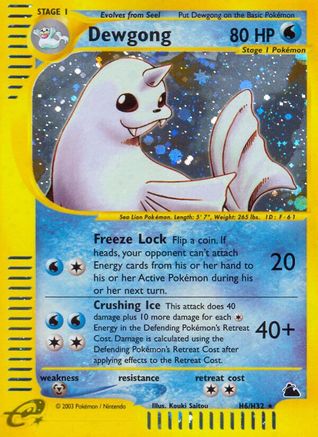 Skyridge 0H6 Dewgong (H6) - Holofoil - Holo Rare