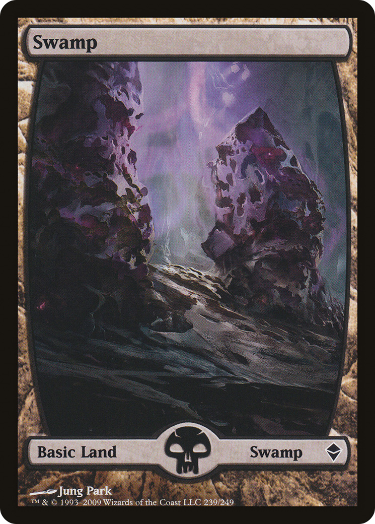 Zendikar - (ZEN-239) - Swamp (239) - Full Art Foil