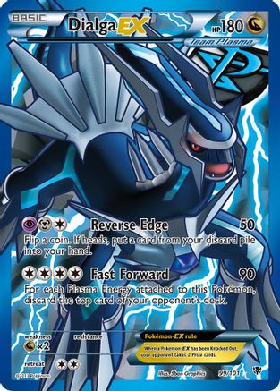 Plasma Blast 099 Dialga EX (Team Plasma) (99 Full Art) - Holofoil - Ultra Rare
