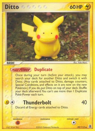 Delta Species 039/113 Ditto - Reverse Holofoil - Uncommon