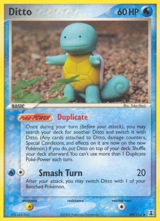 Delta Species 040/113 Ditto - Reverse Holofoil - Uncommon