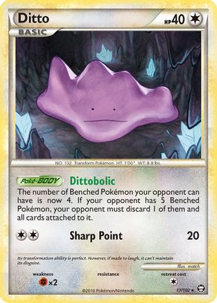 Triumphant Ditto - Reverse Holofoil - Rare