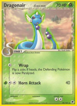 Dragon Frontiers /101 Dragonair (Delta Species) - Uncommon