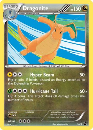 Dragon Vault 005/20 Dragonite - Holofoil - Holo Rare