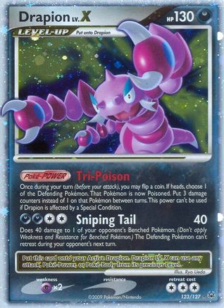 Platinum Drapion LV.X - Holofoil - Ultra Rare