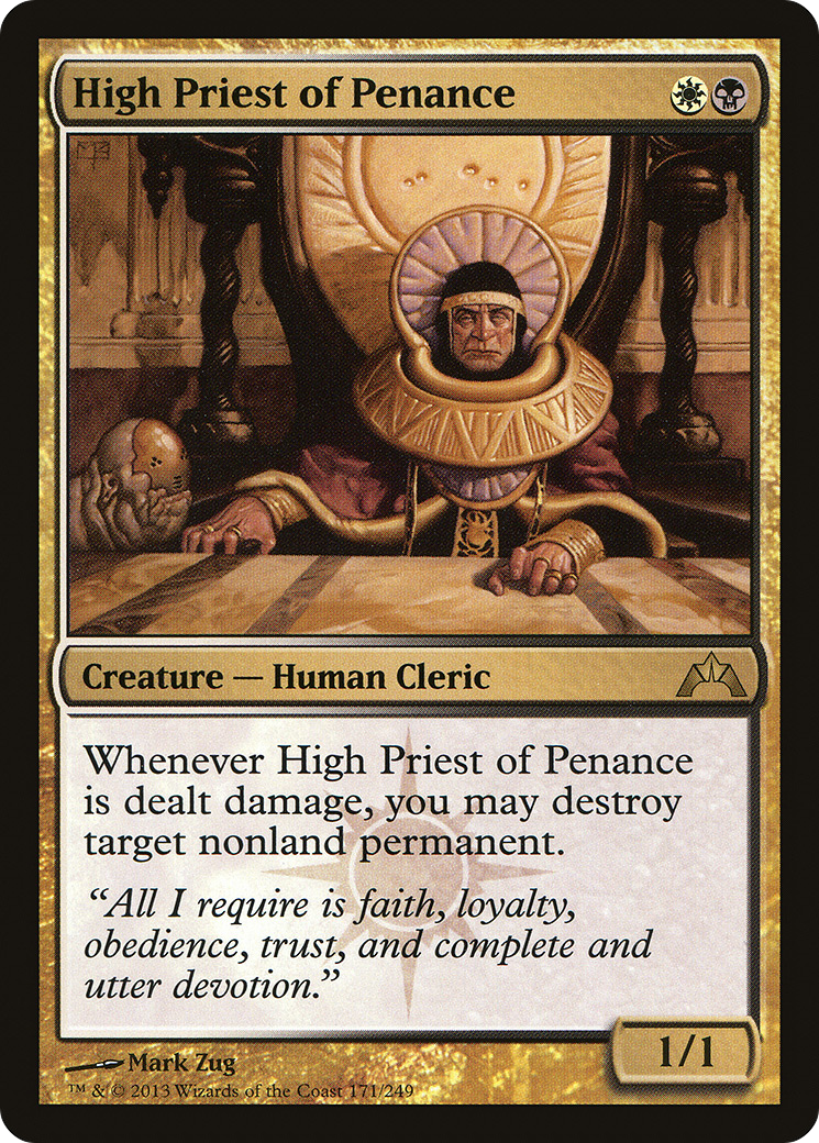 Gatecrash - (GTC-171) - High Priest of Penance