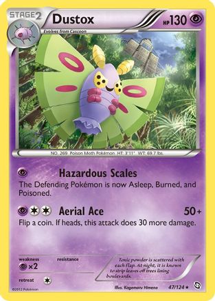 Dragons Exalted 047 Dustox - Reverse Holofoil - Rare