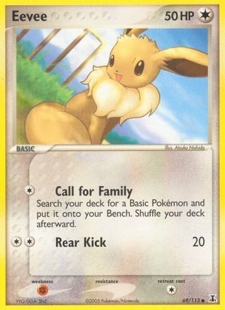 Delta Species 069/113 Eevee - Reverse Holofoil - Common