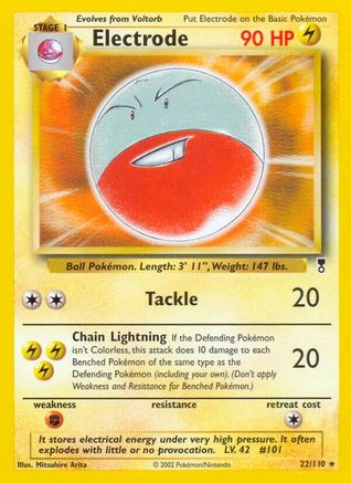 Legendary Collection 022 Electrode - Reverse Holofoil - Rare