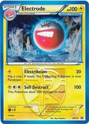 Black and White Promos BW76 Electrode (Team Plasma) - Holofoil - Promo