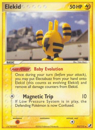 Unseen Forces Elekid - Reverse Holofoil - Rare