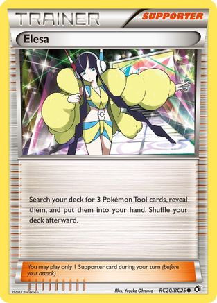 Legendary Treasures Radiant Collection RC20/RC25 Elesa - Holofoil - Common