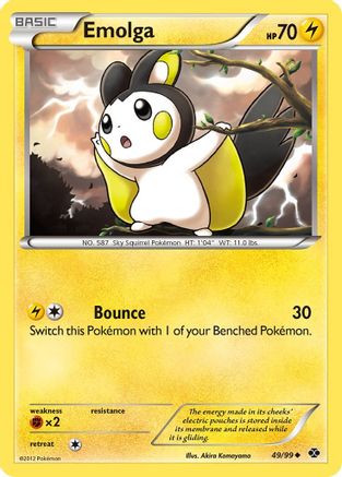 Next Destinies 049/99 Emolga - Uncommon
