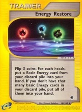Expedition 141 Energy Restore - Reverse Holofoil - Uncommon