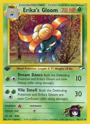 Gym Heroes 046/132 Erika's Gloom (46) - Unlimited - Uncommon