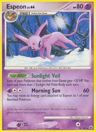 Majestic Dawn 018 Espeon - Reverse Holofoil - Rare