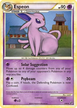 Undaunted Espeon - Reverse Holofoil - Holo Rare