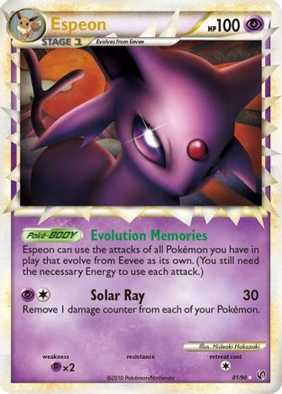 Undaunted Espeon (Prime) - Holofoil - Ultra Rare
