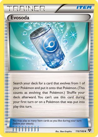 XY Base Set 116/146 Evosoda - Uncommon