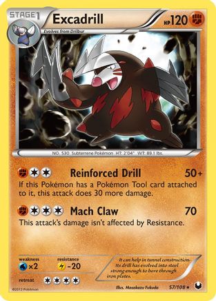 Dark Explorers 057 Excadrill (57) - Rare